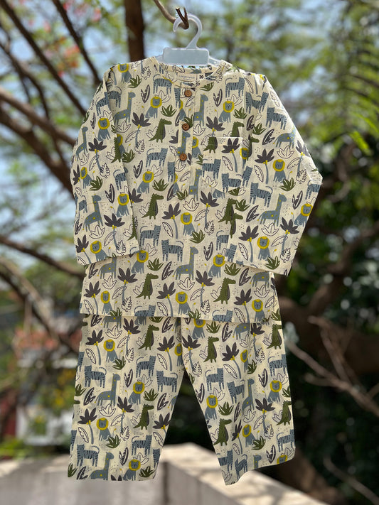 Unisex Night Dress - Animal Print 113