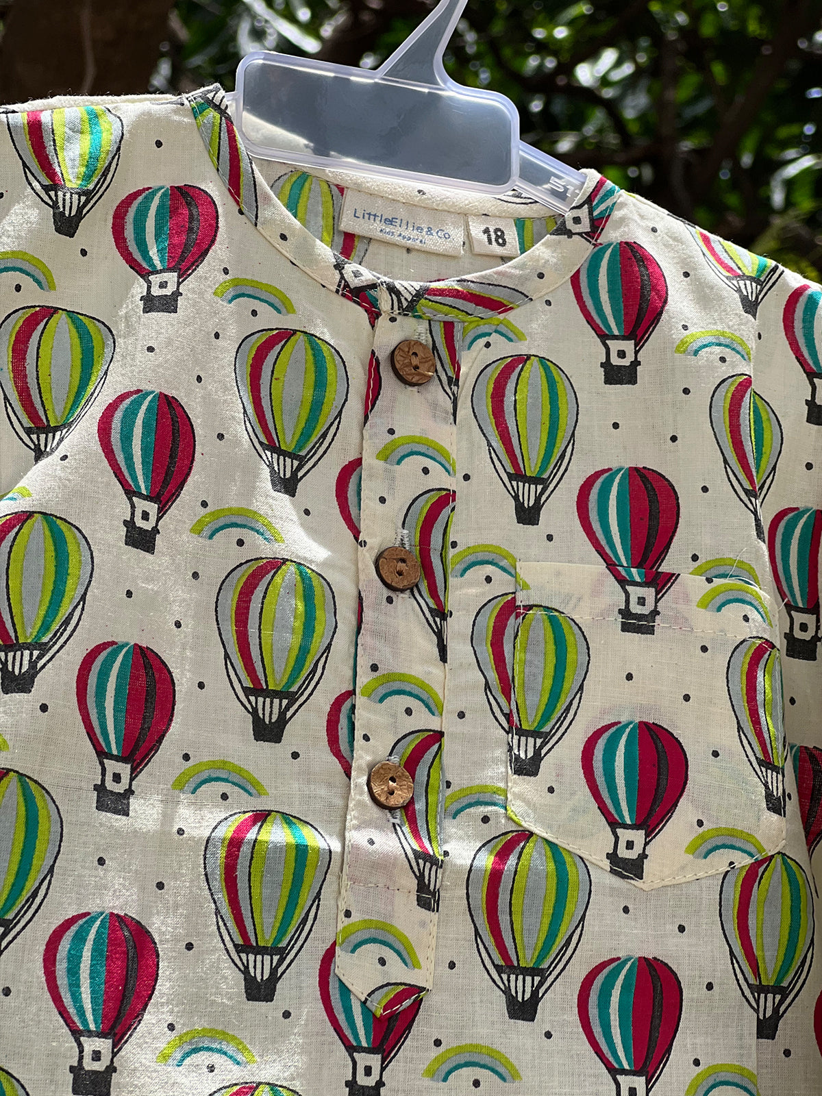 Unisex Night Dress - Parashoot Print 117