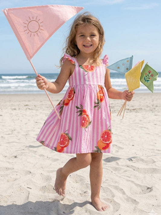 Candy Coast Dress- For Girls Cotton Frock 120