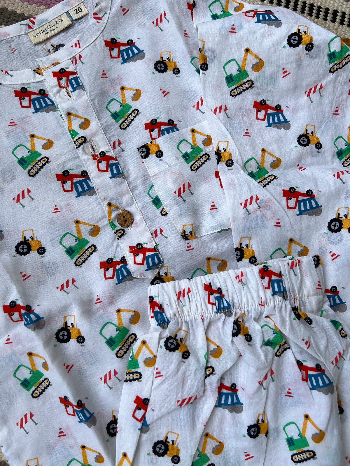 Unisex Night Dress - Vehicles Print - 53