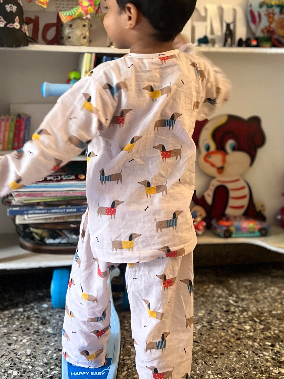 Unisex Night Dress - Dog Print - 47