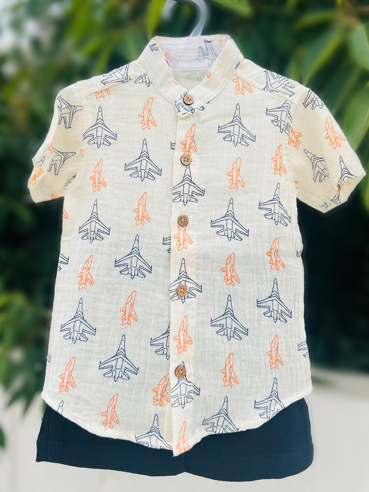 Boys Co-ord Set - Airplane Print - 67