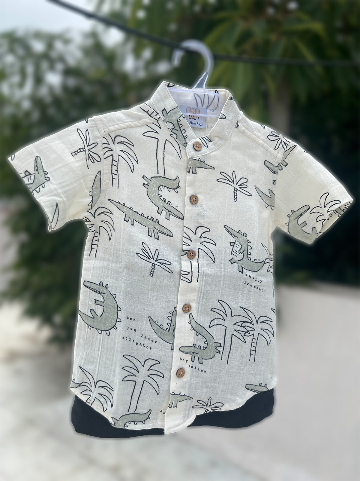 Boys Co-ord Set -Alligator Print - 66