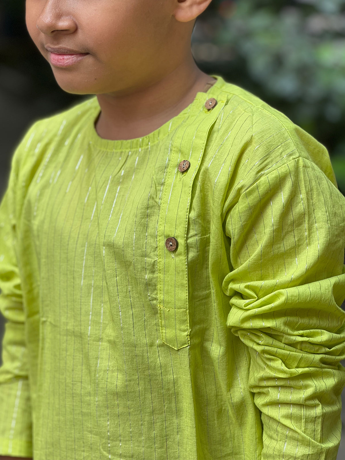 Boys Green Kurta Pajama Set - 27