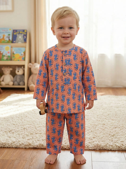 Unisex Night Dress -Leopard Print - 89