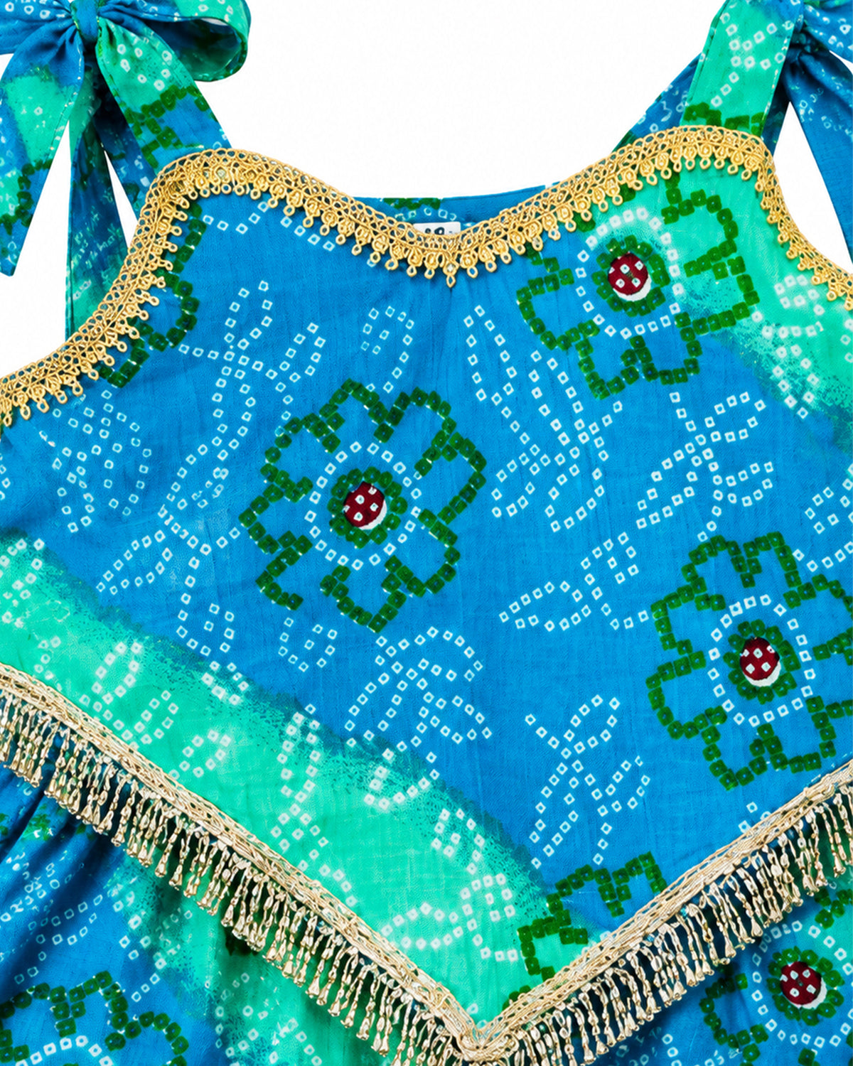 Girls Ethnic Palazzo Set - Bandhani 160