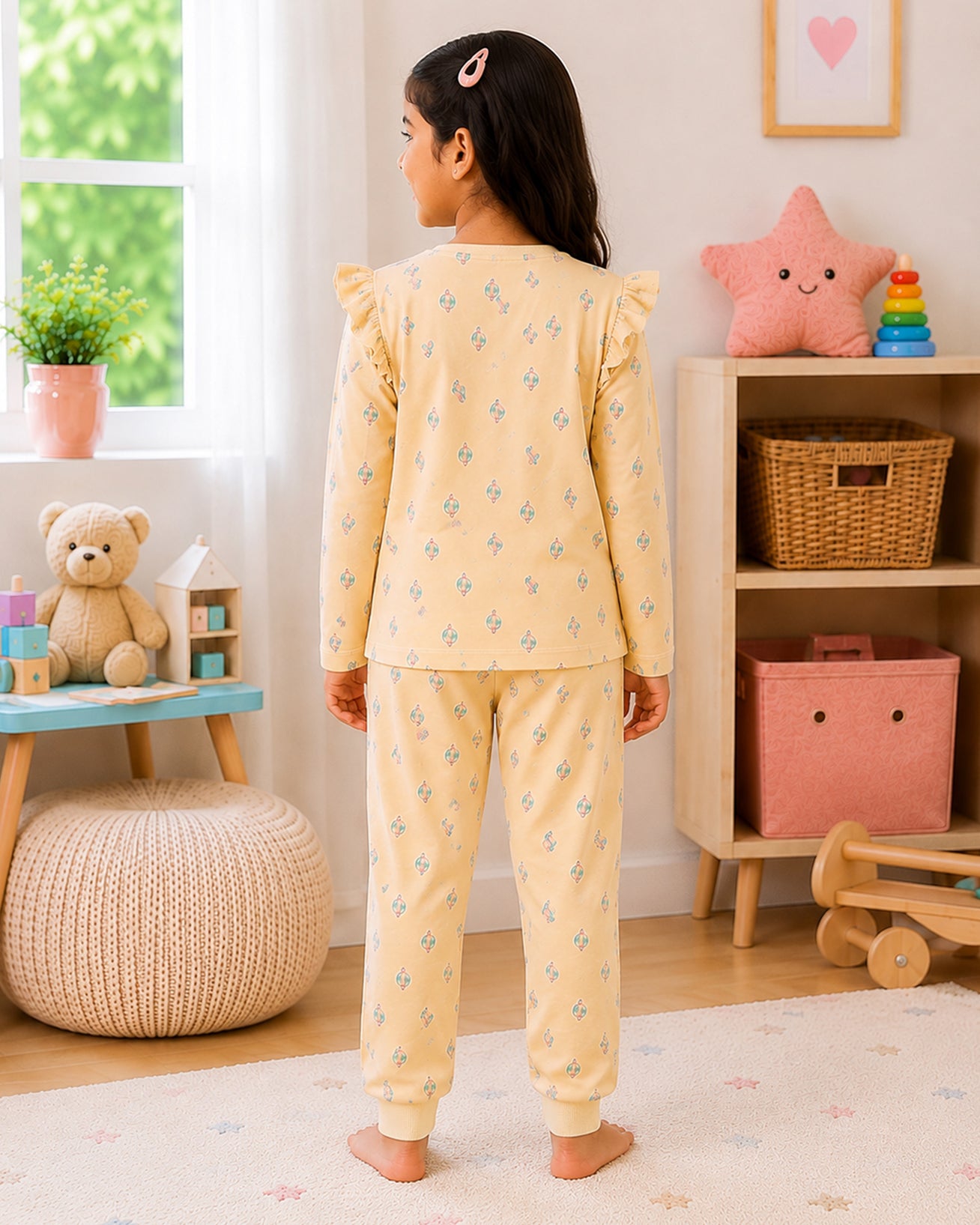 Little Planet Pajama Set For Girls - 145