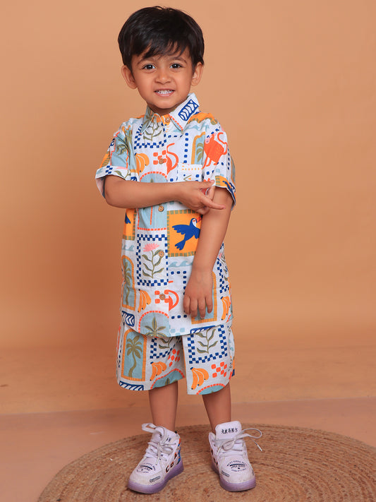 Boys Tropical Co-ord Set - 11