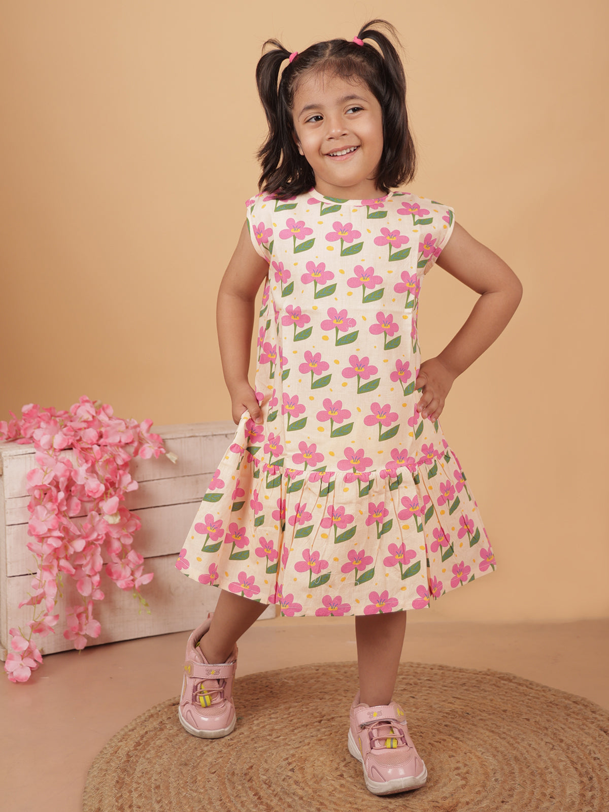 Blush Blosom - Pink Flower Girls Dress - 26