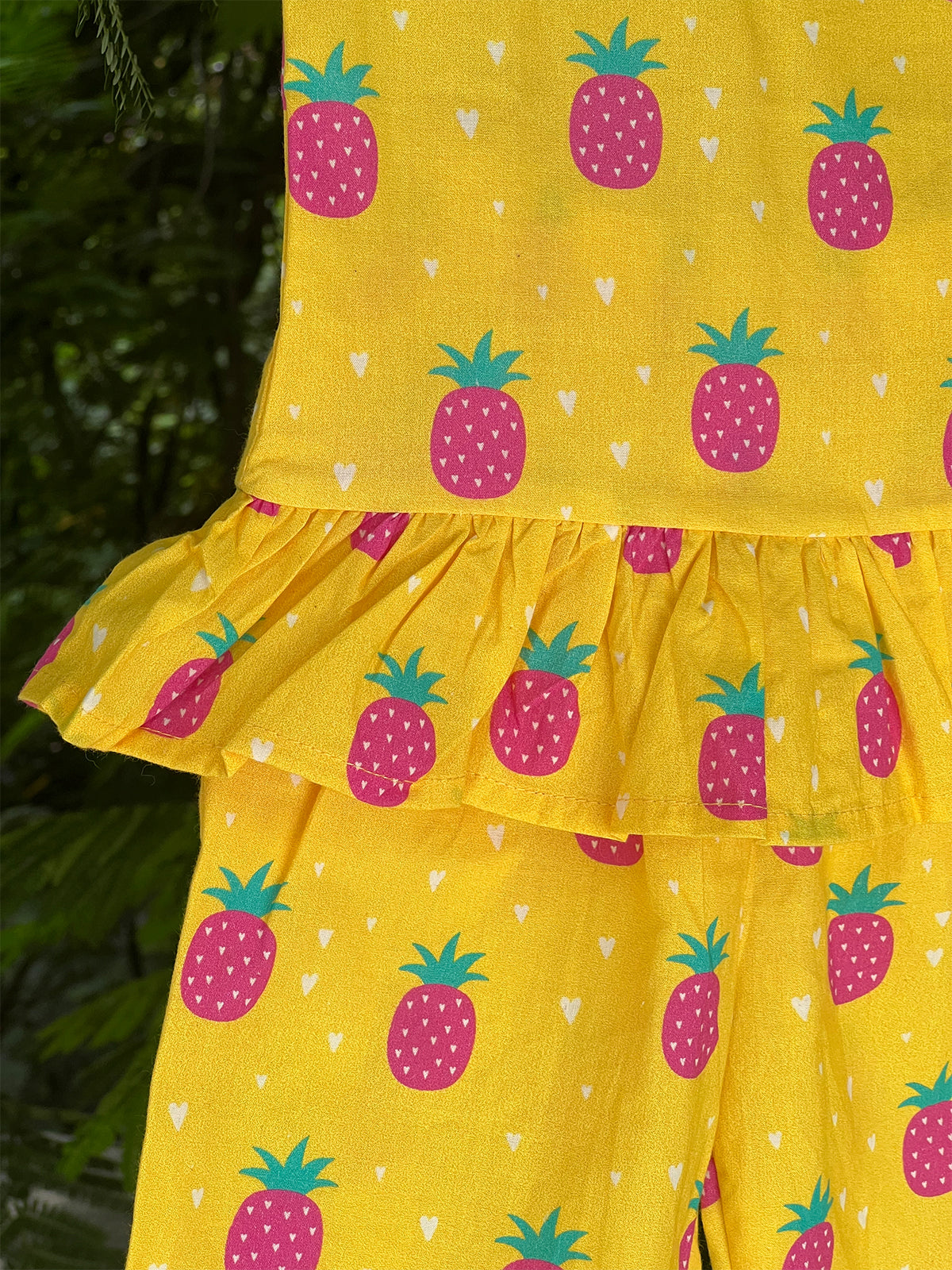 Girls Palazzo Pant - Pineapple Print - 55