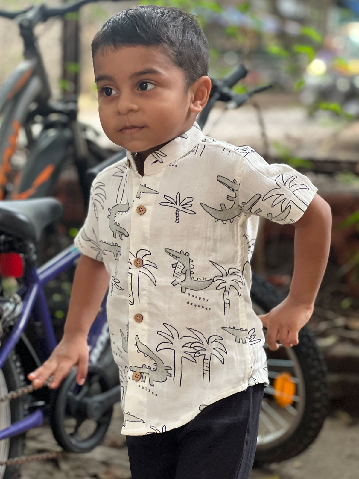 Boys Co-ord Set -Alligator Print - 66