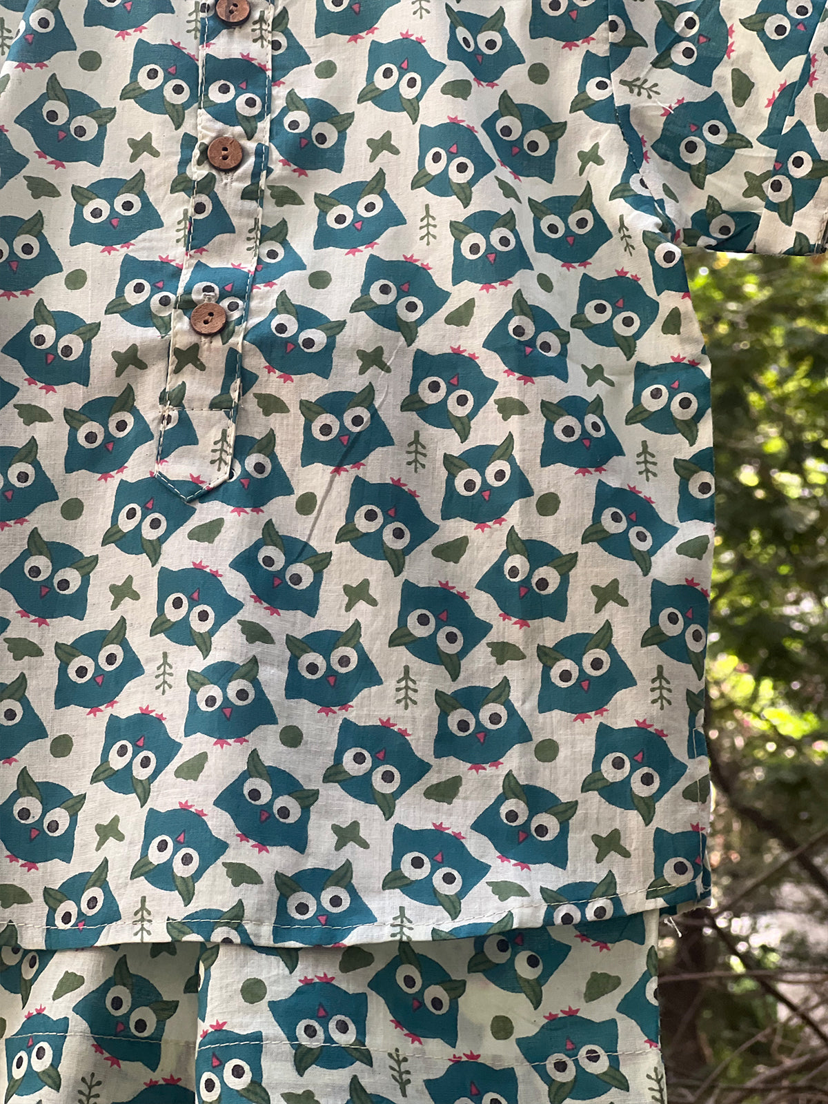 Unisex Co-ord Set – Owl Print - 104