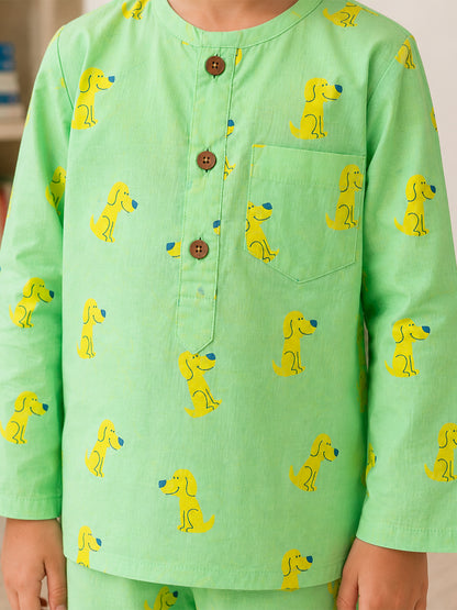 Unisex Night Dress - Dog Print - 130
