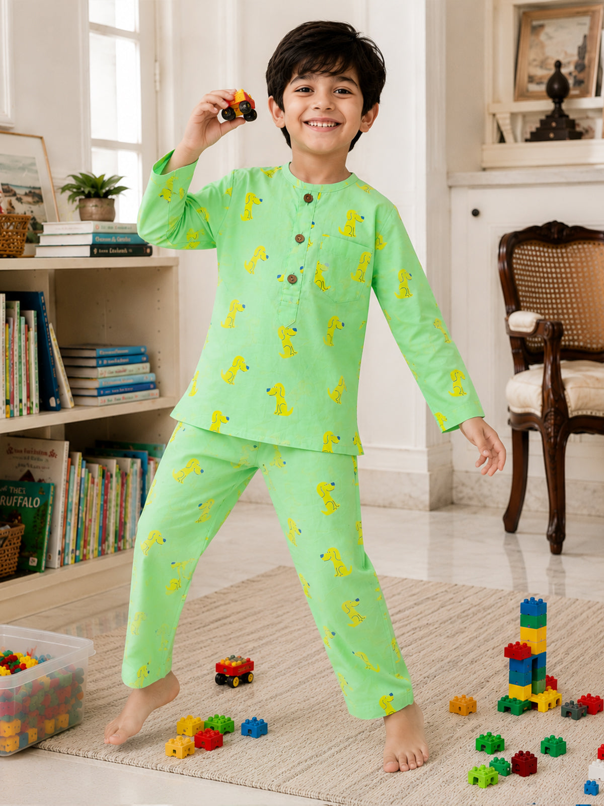 Unisex Night Dress - Dog Print - 130