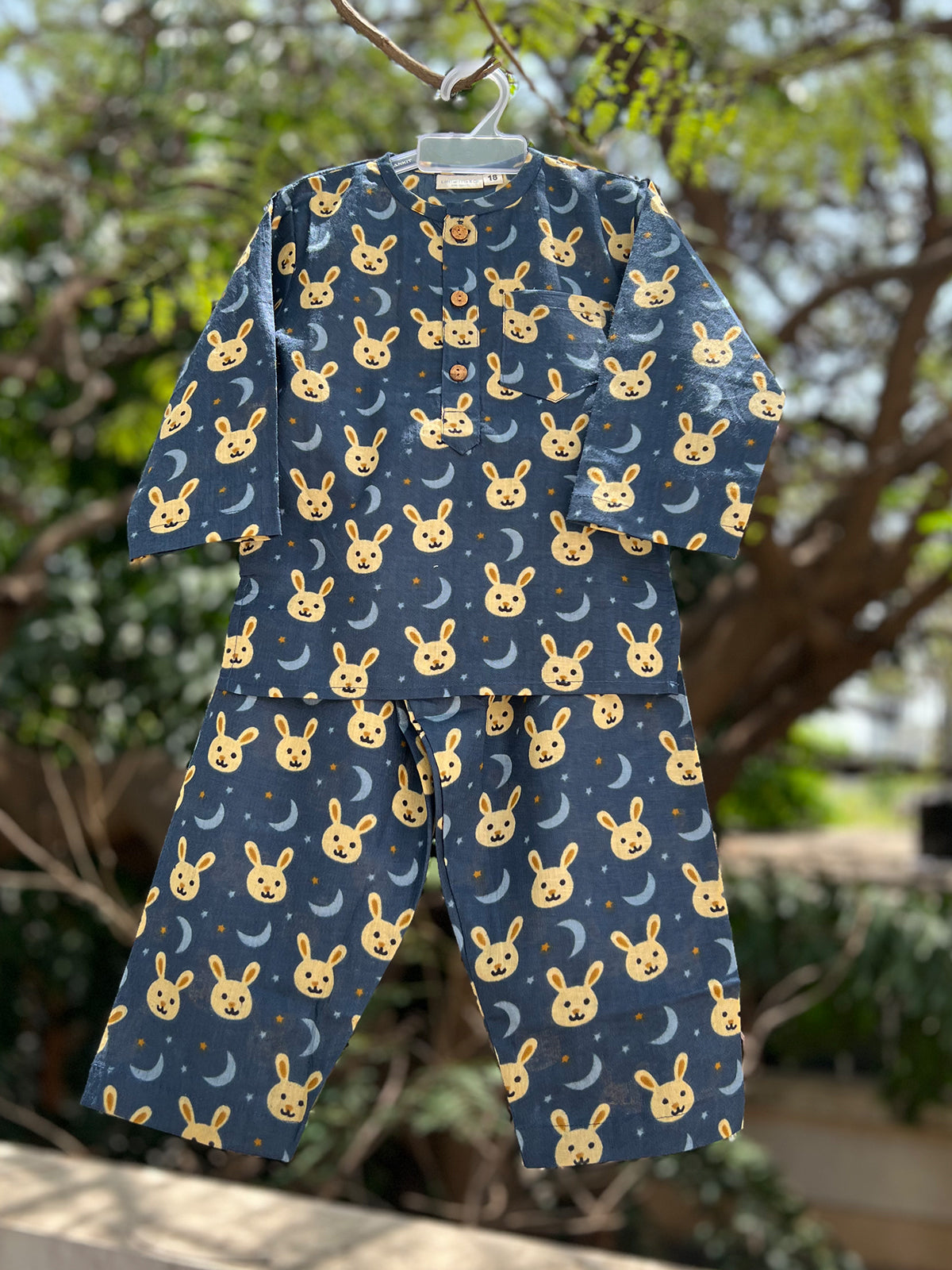 Unisex Night Dress - Bunny Print 115