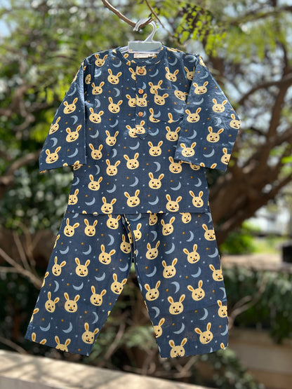 Unisex Night Dress - Bunny Print 115