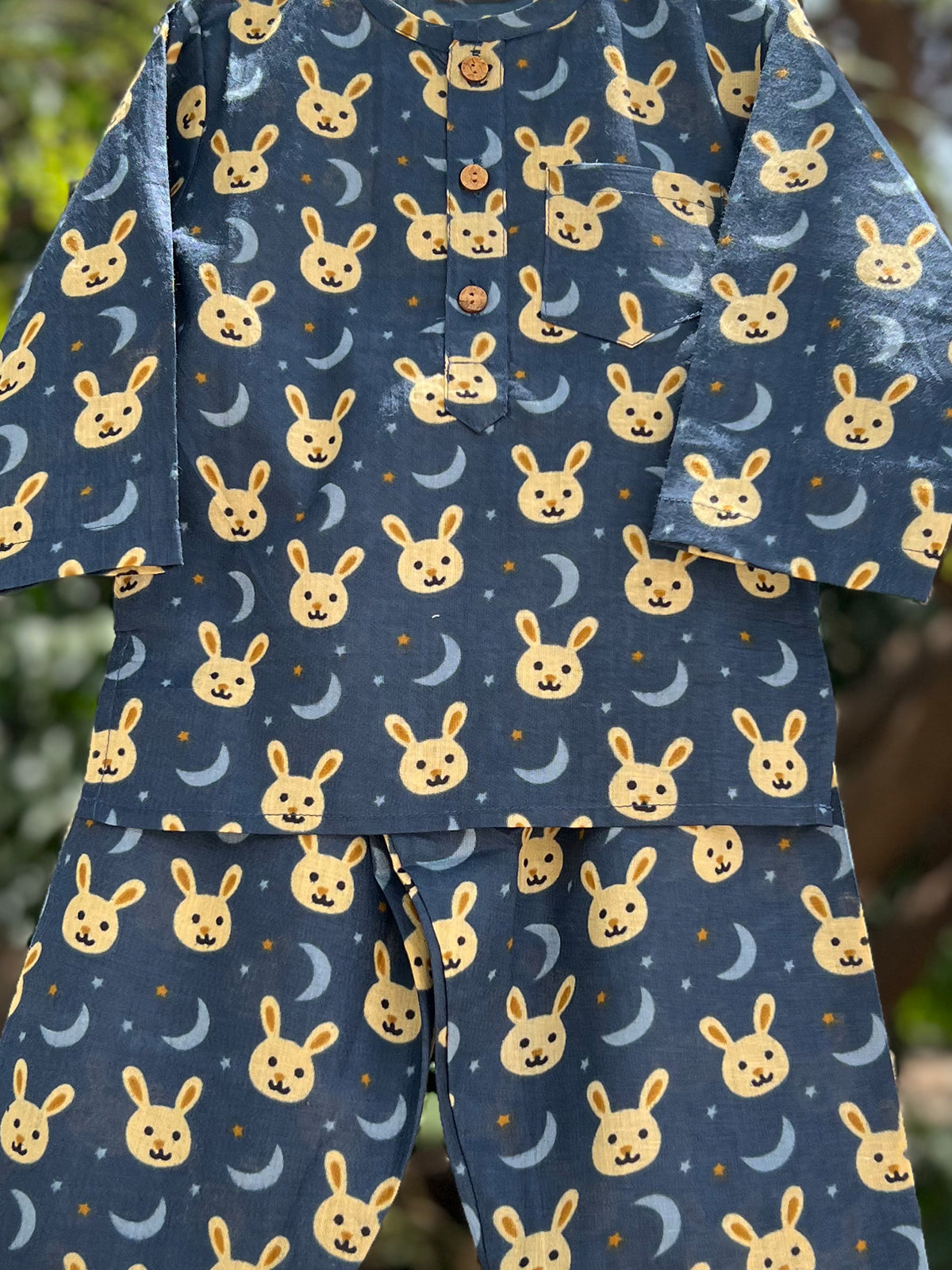 Unisex Night Dress - Bunny Print 115
