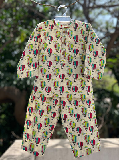 Unisex Night Dress - Parashoot Print 117