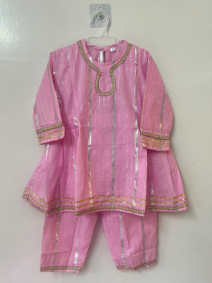 Girls Kurta pajama – Pink Colour - 76