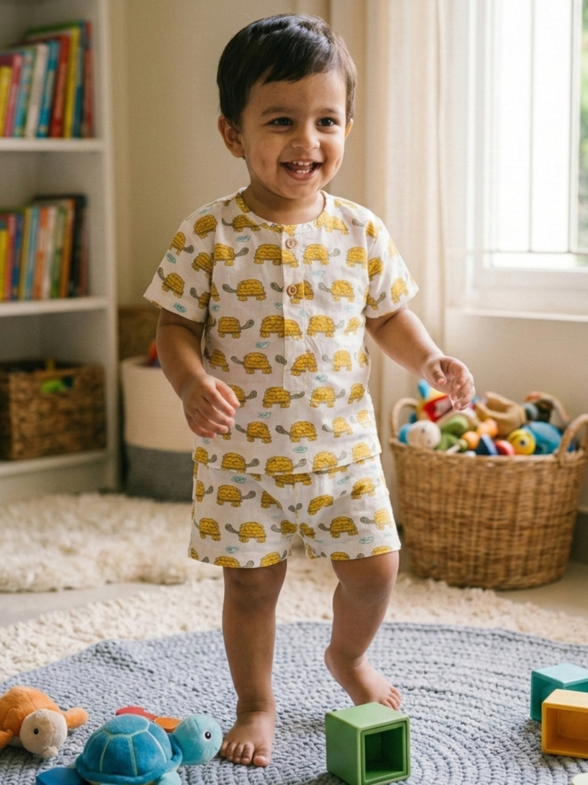 Unisex Co-ord Set – Turtle Print - 103