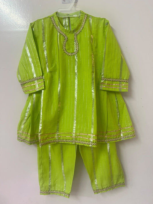Girls Kurta Pajama – Neon Colour - 75