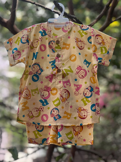 Unisex Co-ord Set –Doremone Print - 105