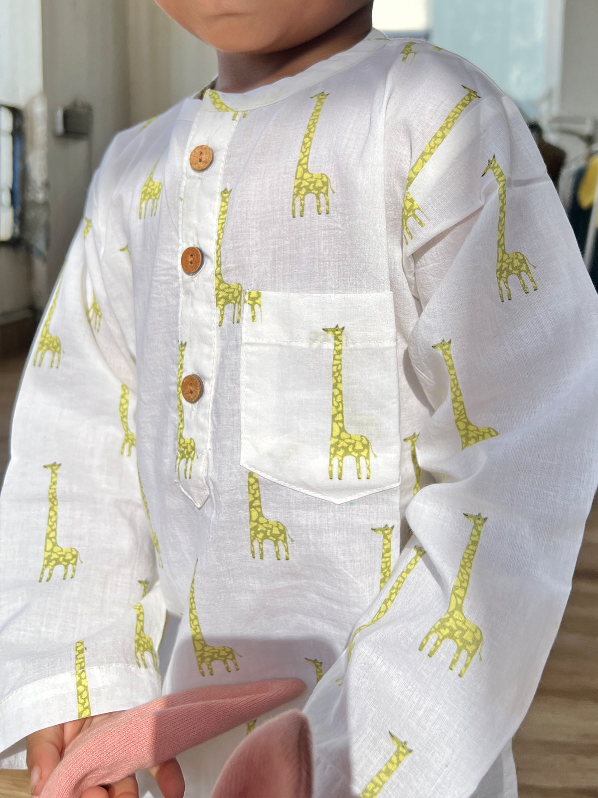 Unisex Night Dress -Giraffe Print - 52
