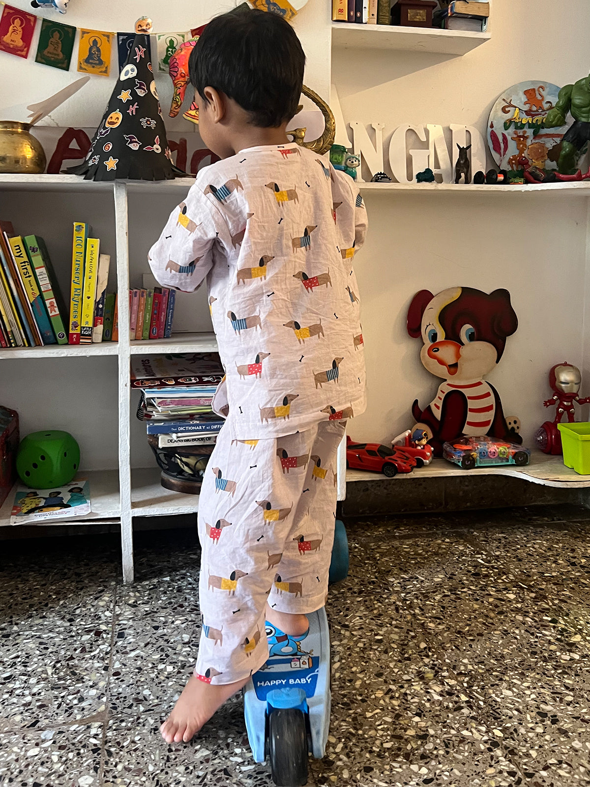 Unisex Night Dress - Dog Print - 47