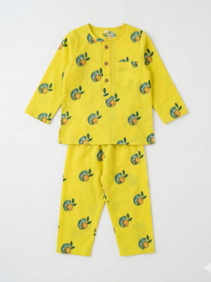 Unisex Night Dress -Chameleon Print - 91