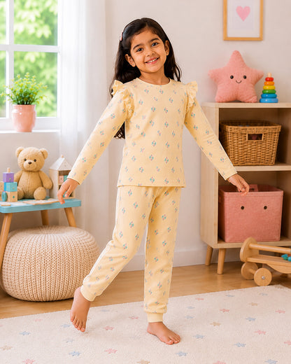 Little Planet Pajama Set For Girls  - 145