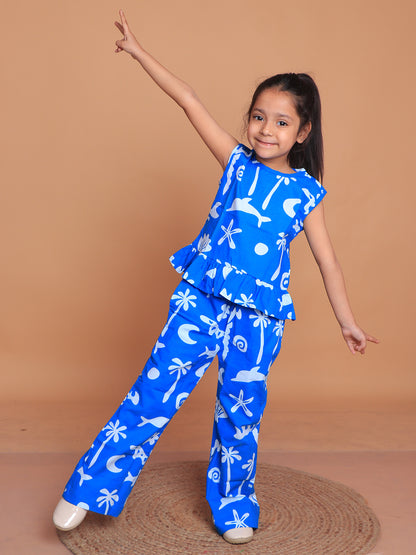 Girls Boho Summer Palazzo Set - 09