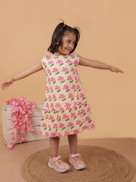 Blush Blosom - Pink Flower Girls Dress - 26