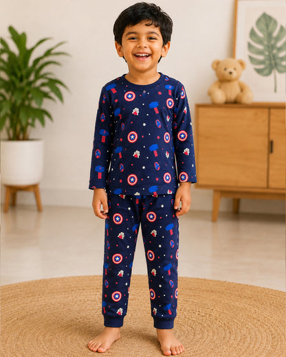 Tenny Avenger Pajama Set  For Unisex  - 141
