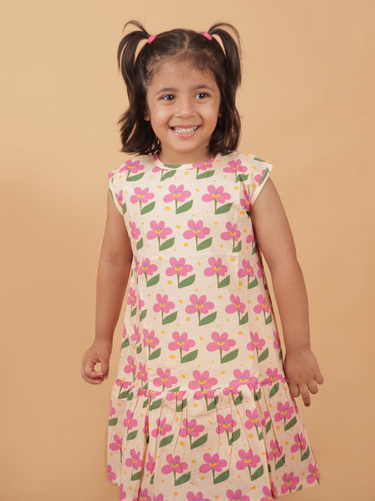 Blush Blosom - Pink Flower Girls Dress - 26