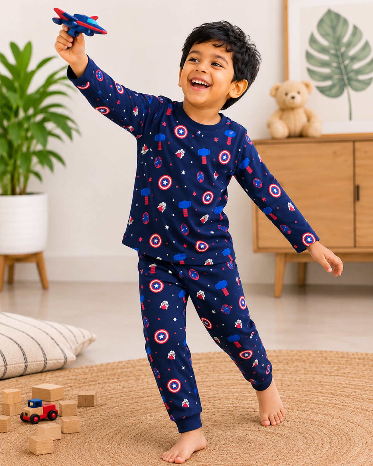 Tenny Avenger Pajama Set  For Unisex  - 141