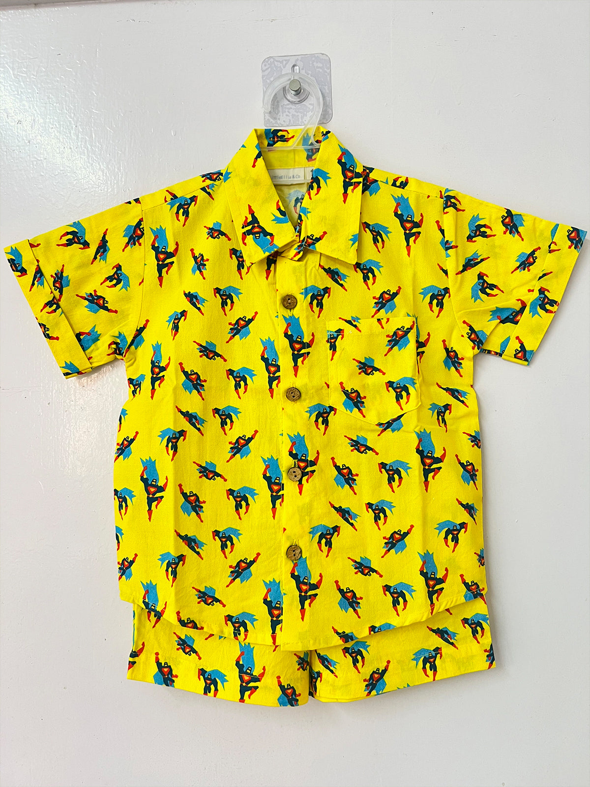 Boys Co-ord Set – Superman Print - 101