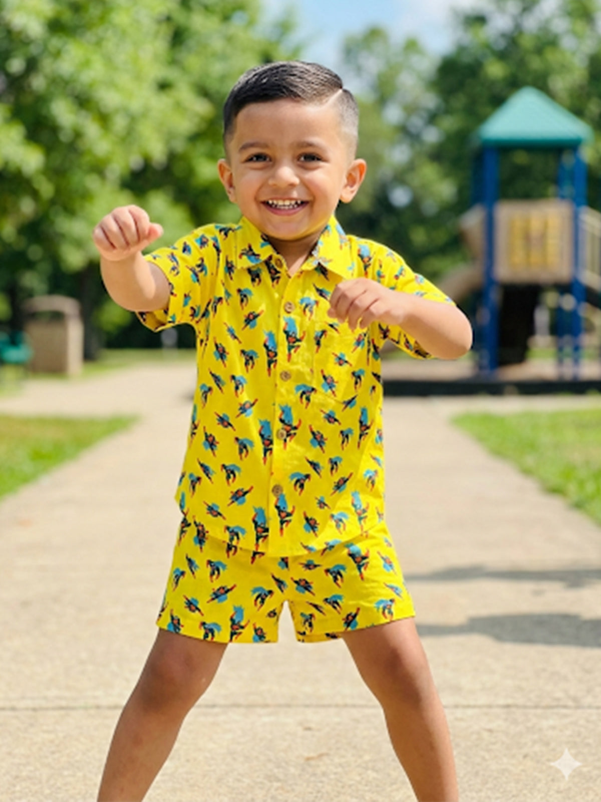 Boys Co-ord Set – Superman Print - 101