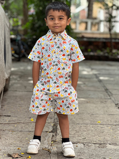 Boys Tropical Tiles Co-set  - 58