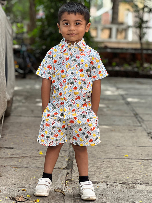 Boys Tropical Tiles Co-set  - 58