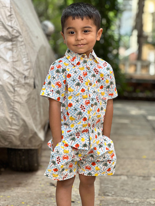 Boys Tropical Tiles Co-set  - 58