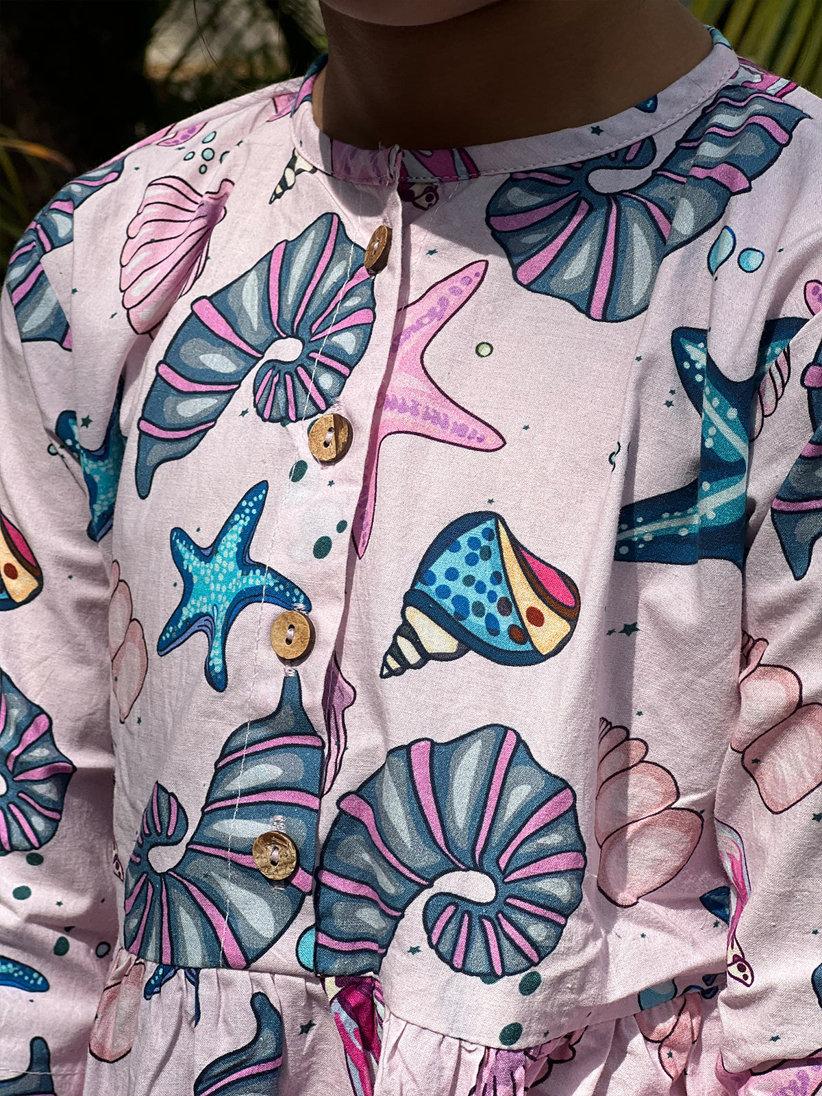 Ocean Pop Dress – Girls’ Cotton Frock - 96